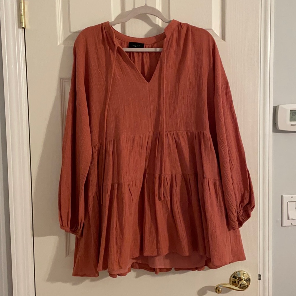 Vici long sleeve dress